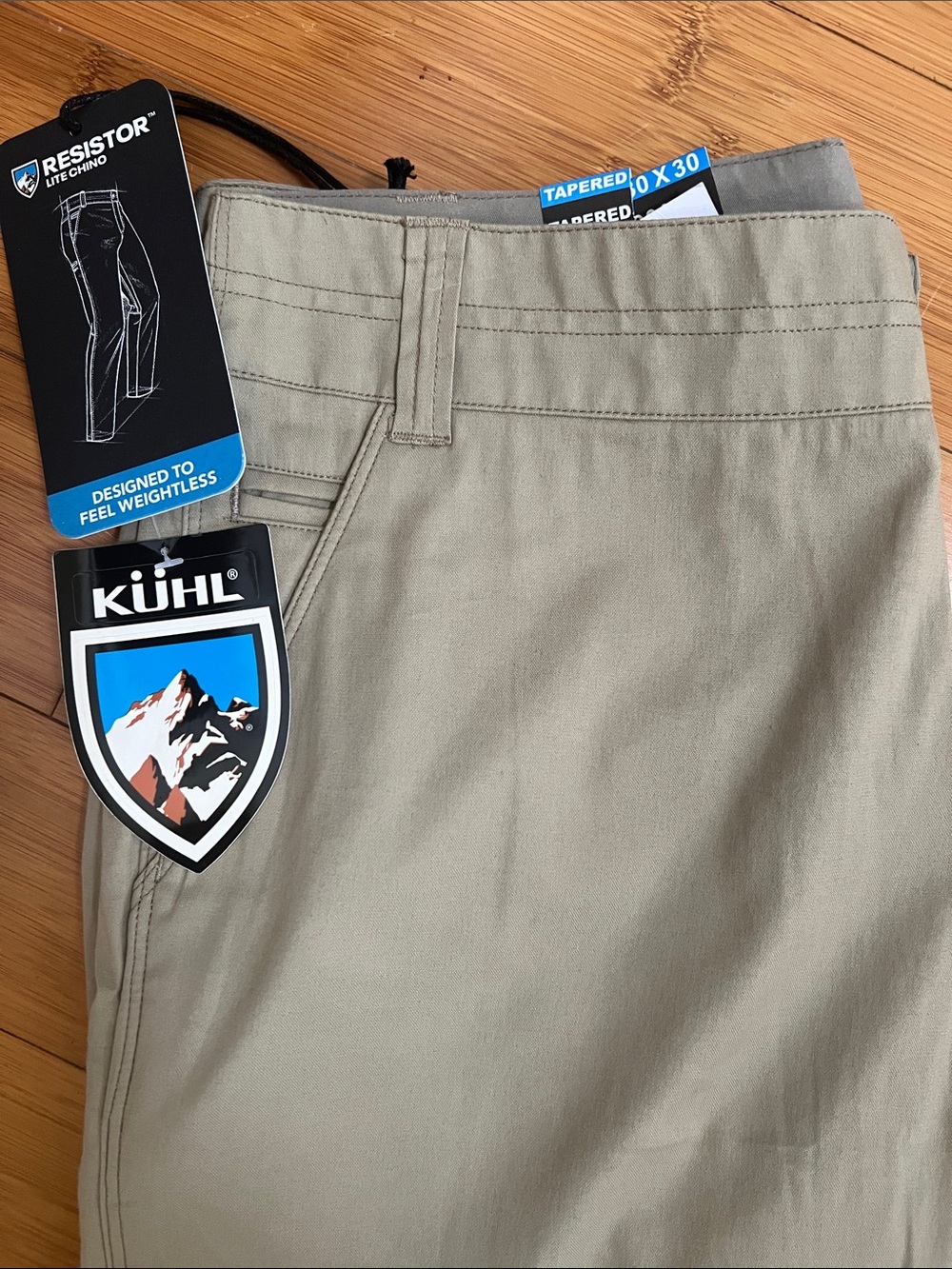 NWT Kuhl Resistor Lite Chino tapered 30 30